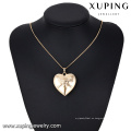 32205-Xuping cráneo diseño joyería moda 18k chapado en oro medallón colgante para mujeres regalo